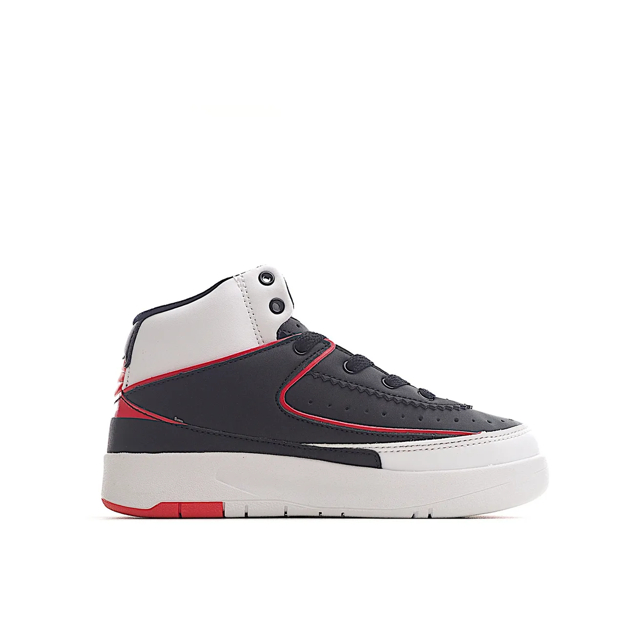 Air Jordan 2 White Navy Red Basketball Shoes 11