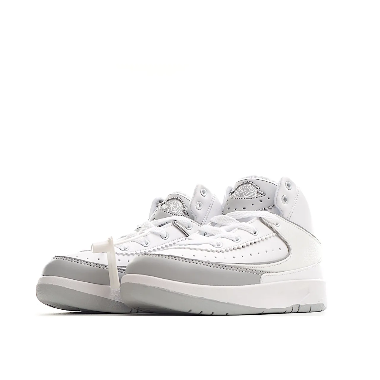 Air Jordan 2 White Navy Red Basketball Shoes 19