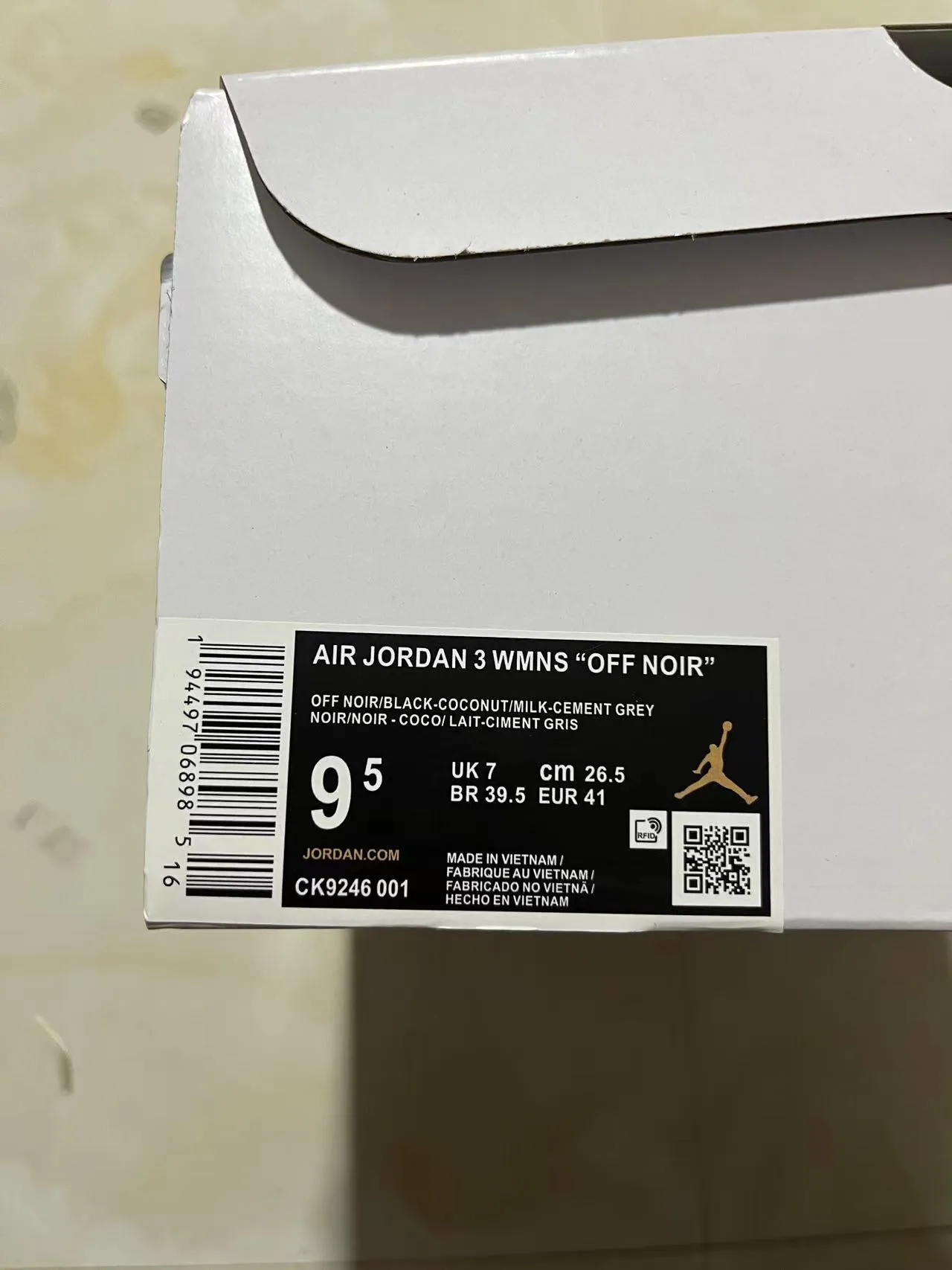 Air Jordan 3 Black Elephant Print Basketball Shoes 11