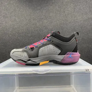 Air Jordan 37 Gray Black Pink Purple Basketball Shoes