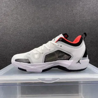 Air Jordan 37 White Black Red Basketball Shoes