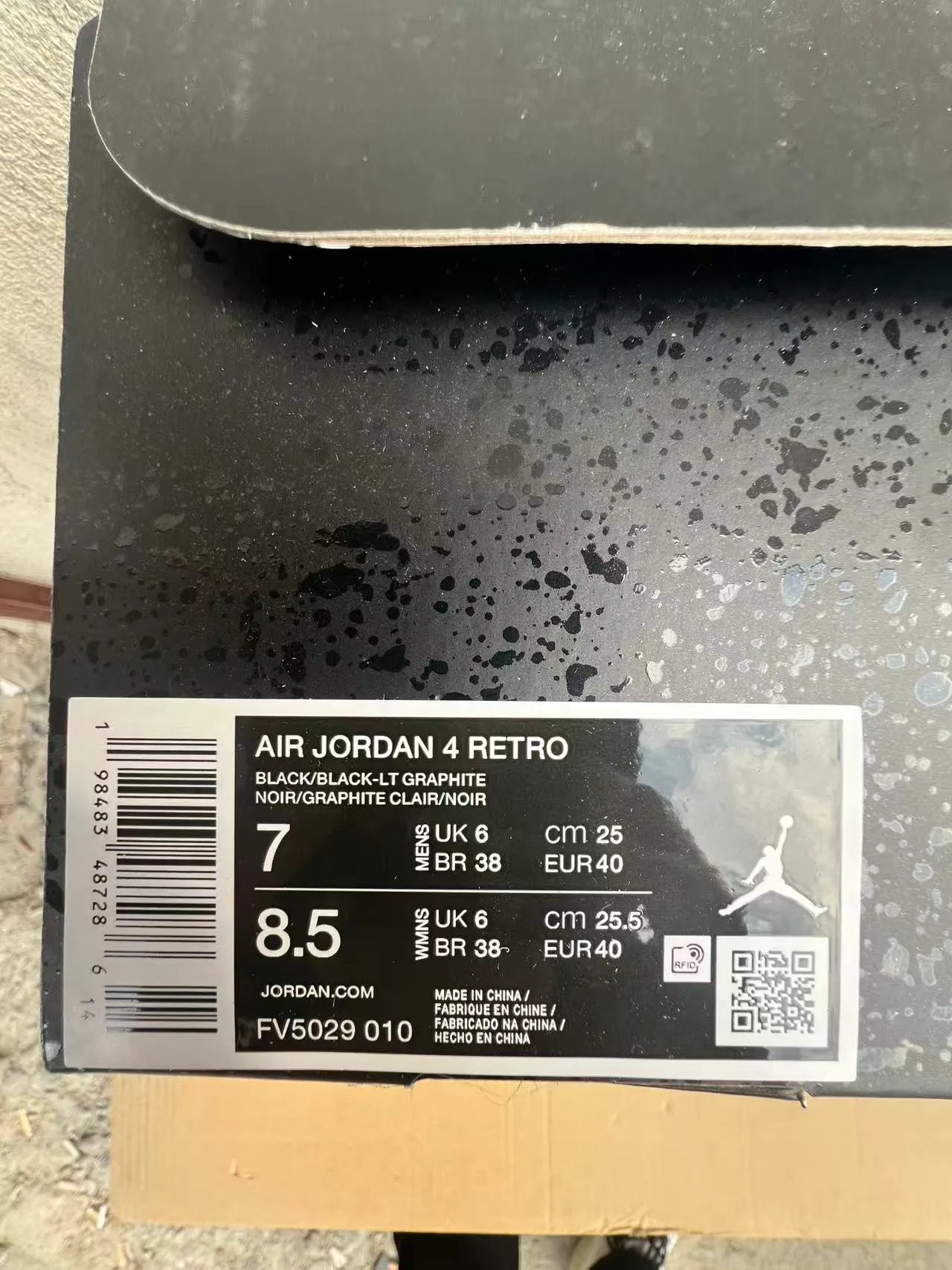 Air Jordan 4 Black Monochrome Basketball Shoes 10