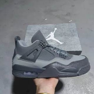 Air Jordan 4 Monochromatic Gray Basketball Shoes