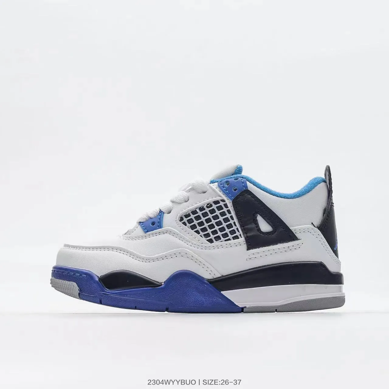 Air Jordan 4 White Black Red Basketball Shoes 9