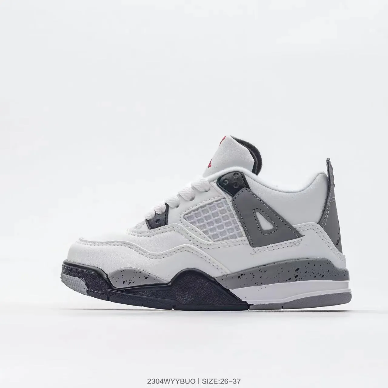Air Jordan 4 White Black Red Basketball Shoes 13