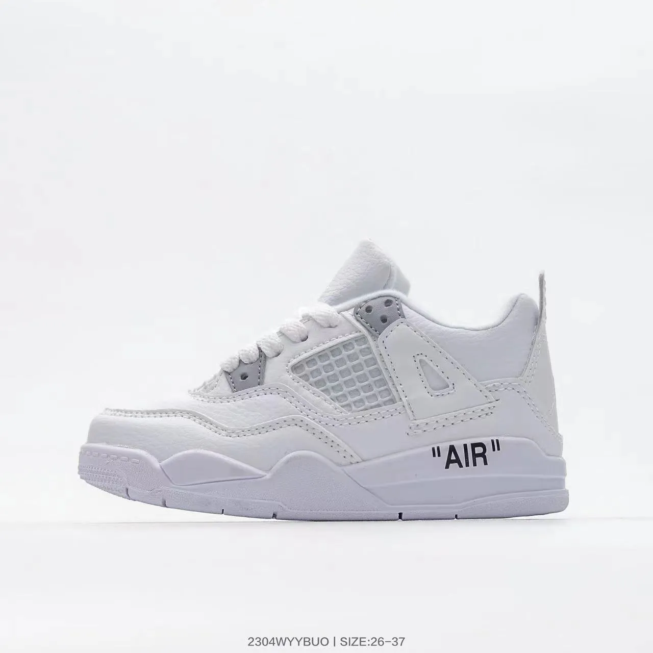 Air Jordan 4 White Black Red Basketball Shoes 18