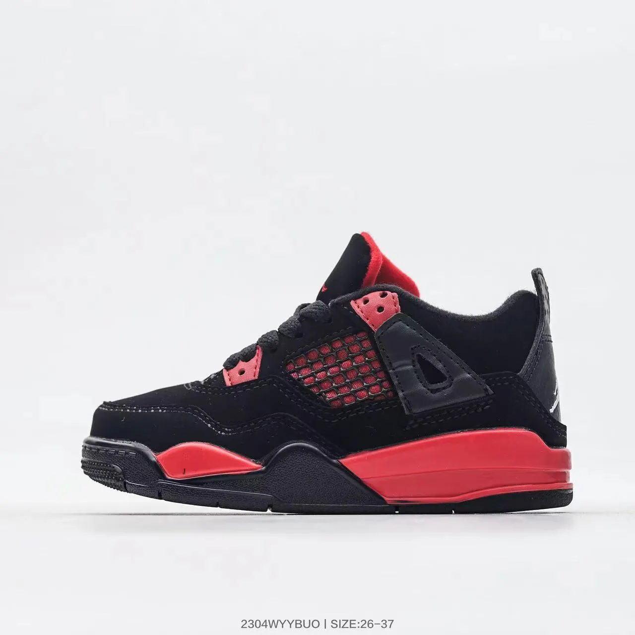 Air Jordan 4 White Black Red Basketball Shoes 22