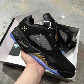 Air Jordan 5 Black Gold '20' Basketball Shoes