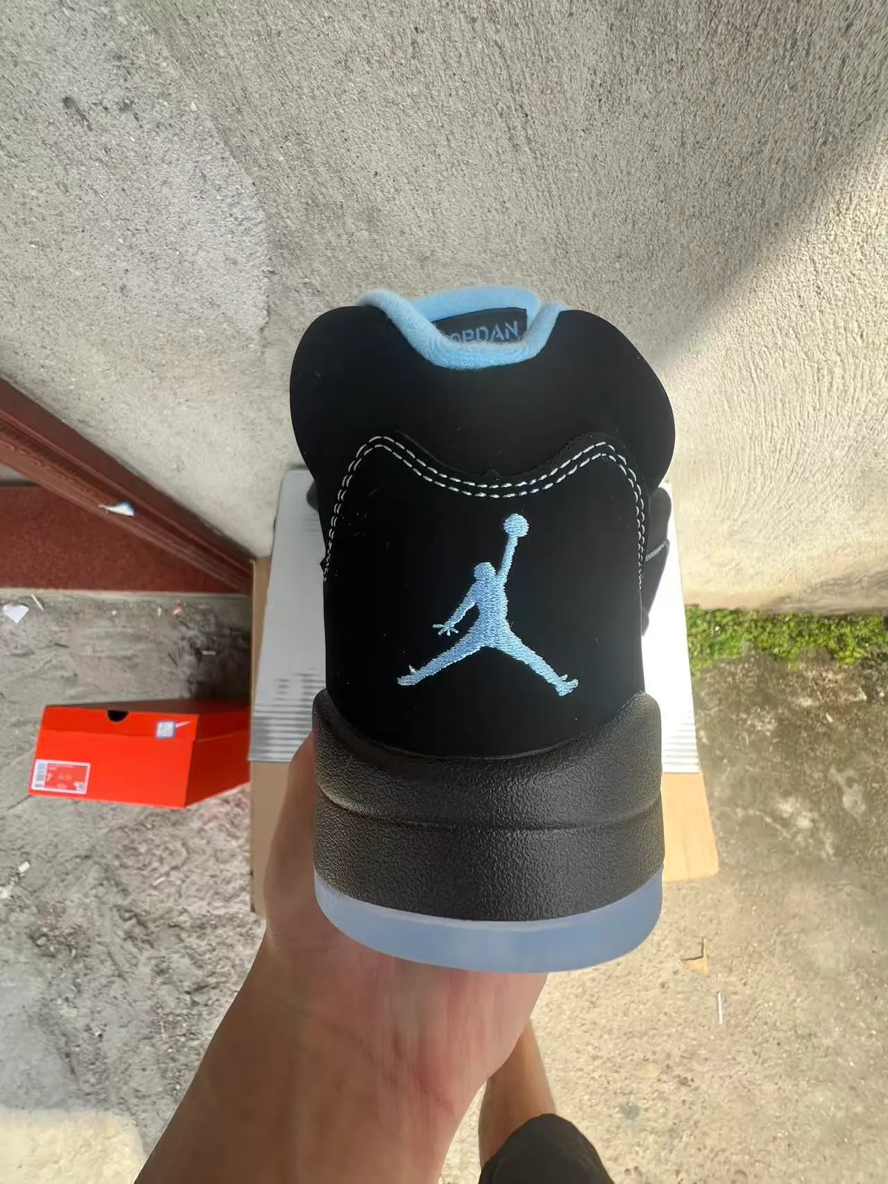 Air Jordan 5 Black White Translucent Sole Basketball Shoes 8