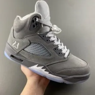 Air Jordan 5 Gray Basketball Shoes