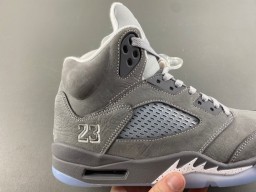 Air Jordan 5 Gray Basketball Shoes 3