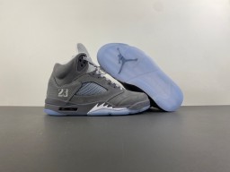 Air Jordan 5 Gray Basketball Shoes 13