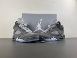 Air Jordan 5 Gray Basketball Shoes 14