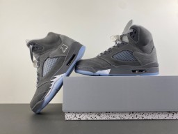 Air Jordan 5 Gray Basketball Shoes 15