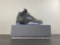 Air Jordan 5 Gray Basketball Shoes 16