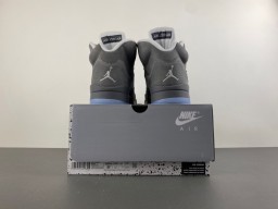 Air Jordan 5 Gray Basketball Shoes 18