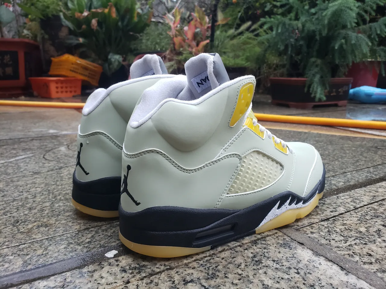 Air Jordan 5 Pale Ice Blue Gray Basketball Shoes 10