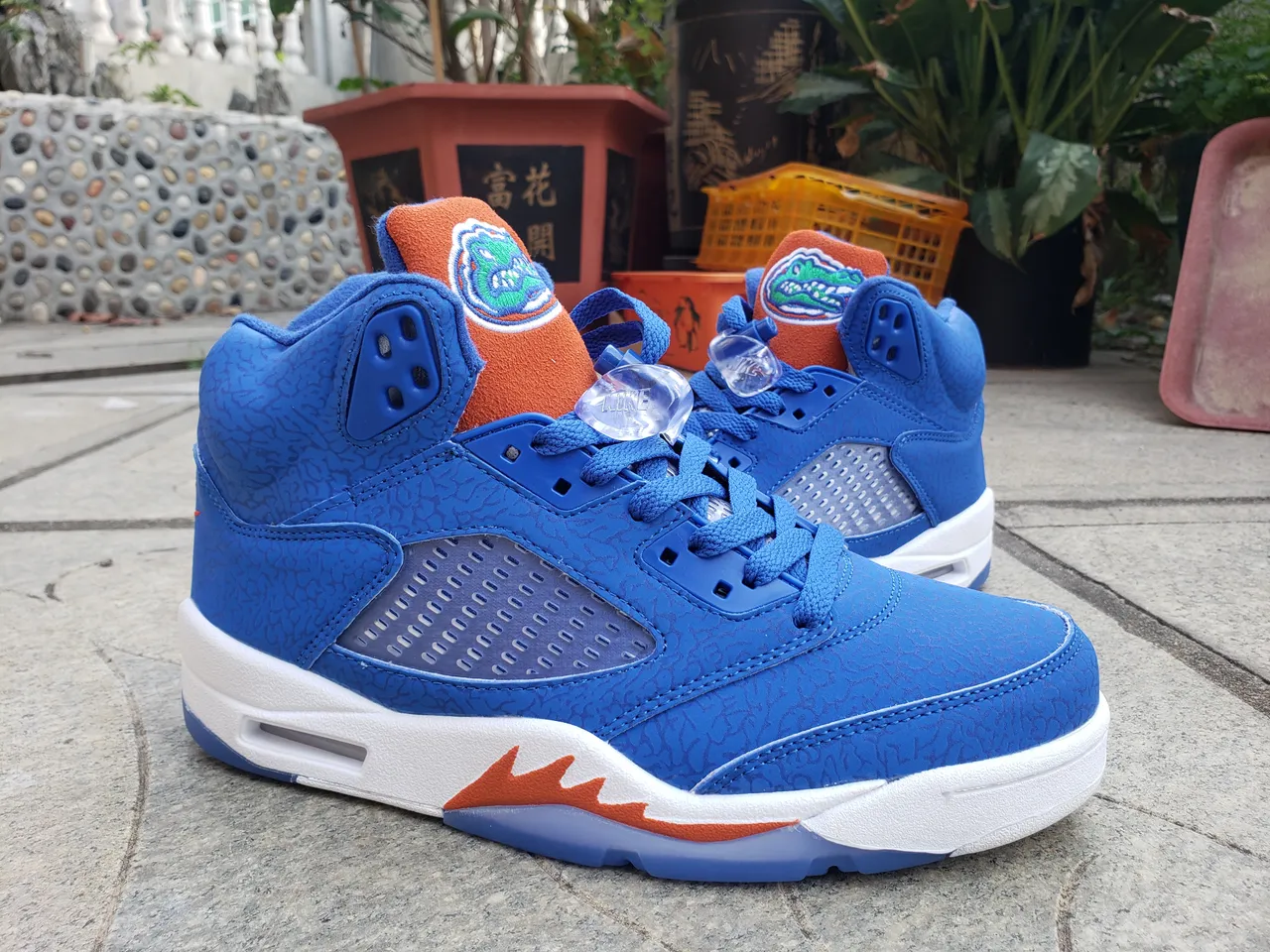 Air Jordan 5 Pale Ice Blue Gray Basketball Shoes 14