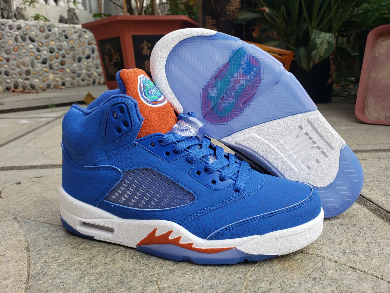 Air Jordan 5 Pale Ice Blue Gray Basketball Shoes 17