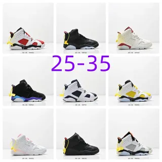 Air Jordan 6 White Red Black Basketball Shoes