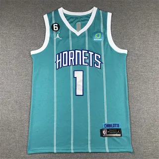 Air Jordan Charlotte Hornets Generation 6 Sky Blue Jersey