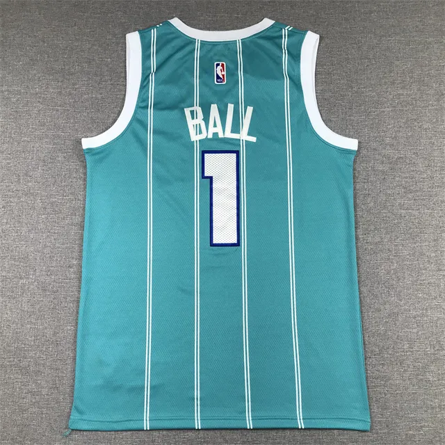Air Jordan Charlotte Hornets Generation 6 Sky Blue Jersey 2