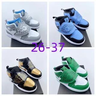 Air Jordan Gray Blue Strap-Closure Low-Top Basketball Shoes