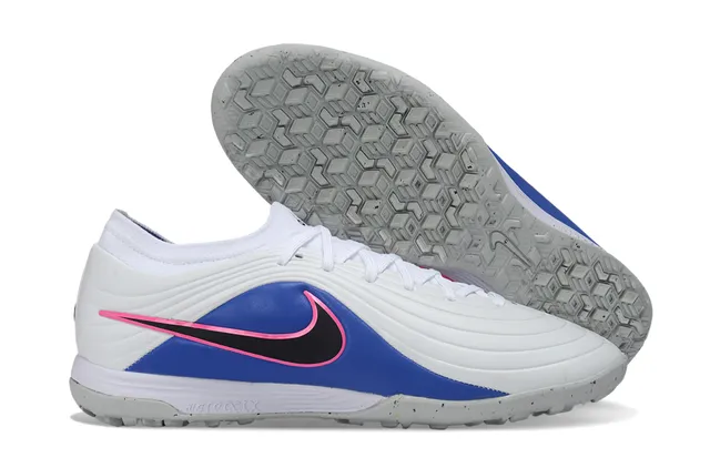 Chaussures de football en salle Air Jordan Phantom GT Indoor blanc et orange 6