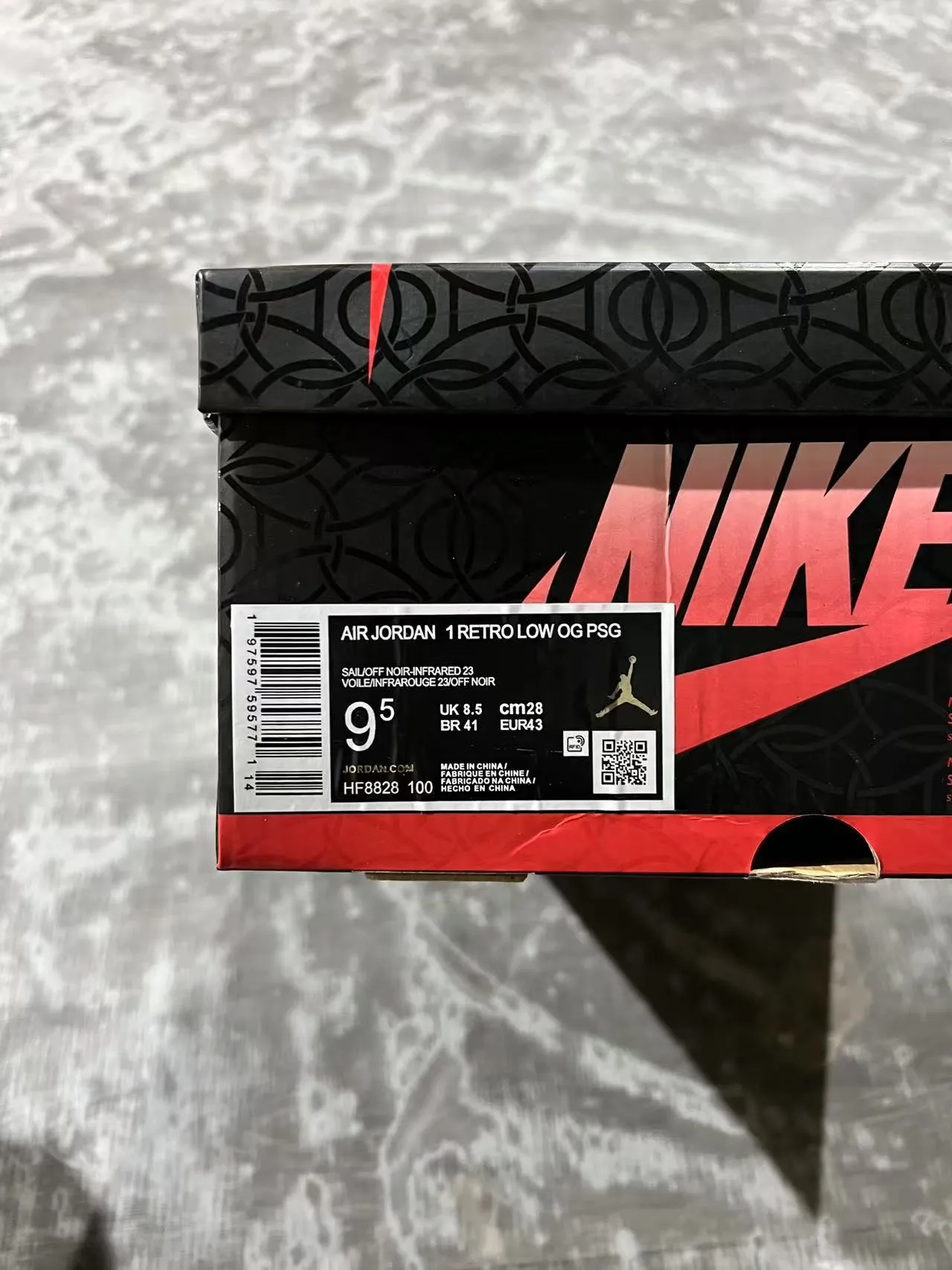 Air Jordan White Black Low-Top Leather-and-Synthetic Upper Basketball Shoes 10