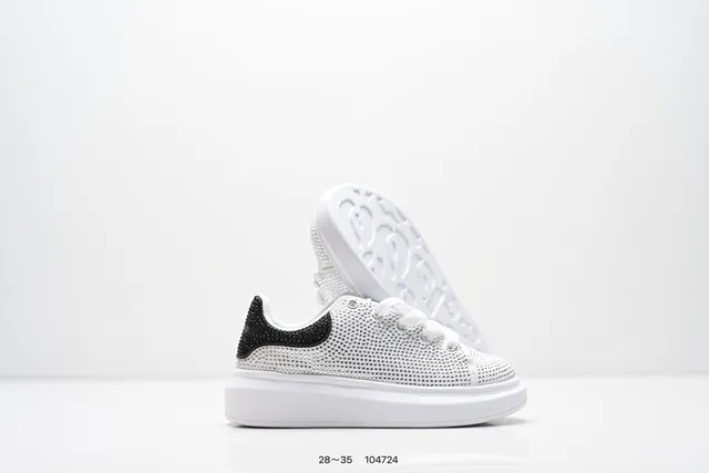 Alexander McQueen Black Oversized Platform Sole Smooth Leather Upper Lifestyle Sneakers 5