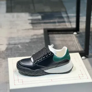 Alexander McQueen Oversized Sneaker Black White Green Lifestyle Sneakers