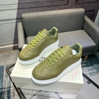 Alexander McQueen Oversized Sneaker Olive Green Lifestyle Sneakers