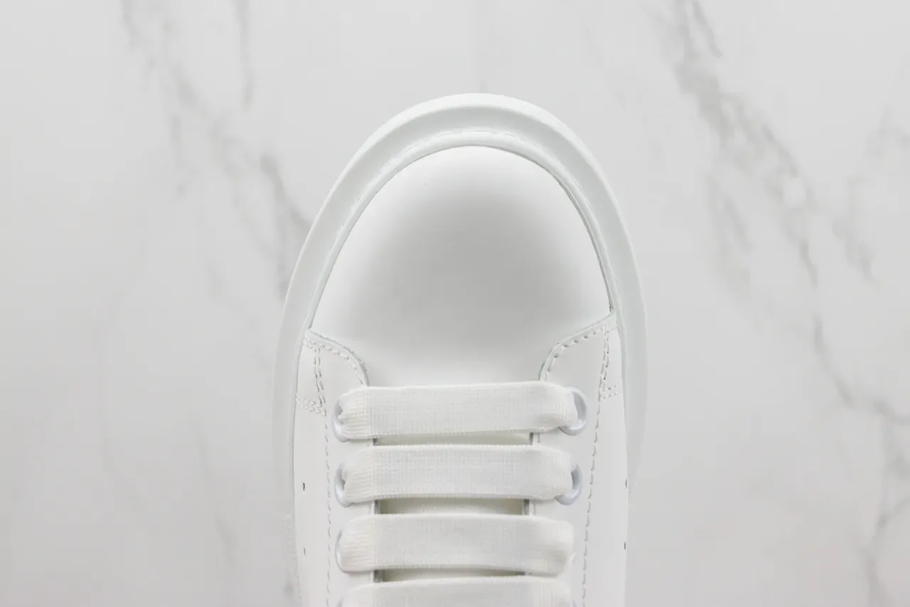 Alexander McQueen oversized sneaker blanc et rose poudré lifestyle sneakers 6