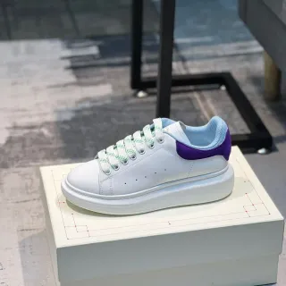 Alexander McQueen Oversized Sneaker White Purple Blue Lifestyle Sneakers
