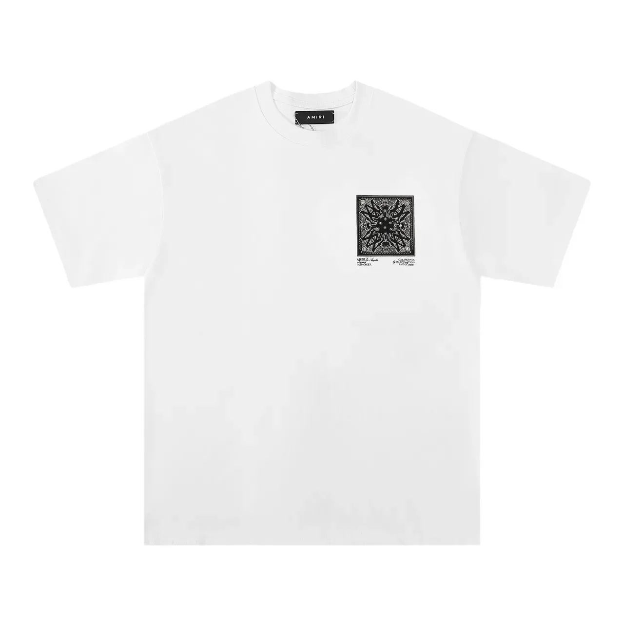 Amiri Bandana Print Graphic T-Shirt 5