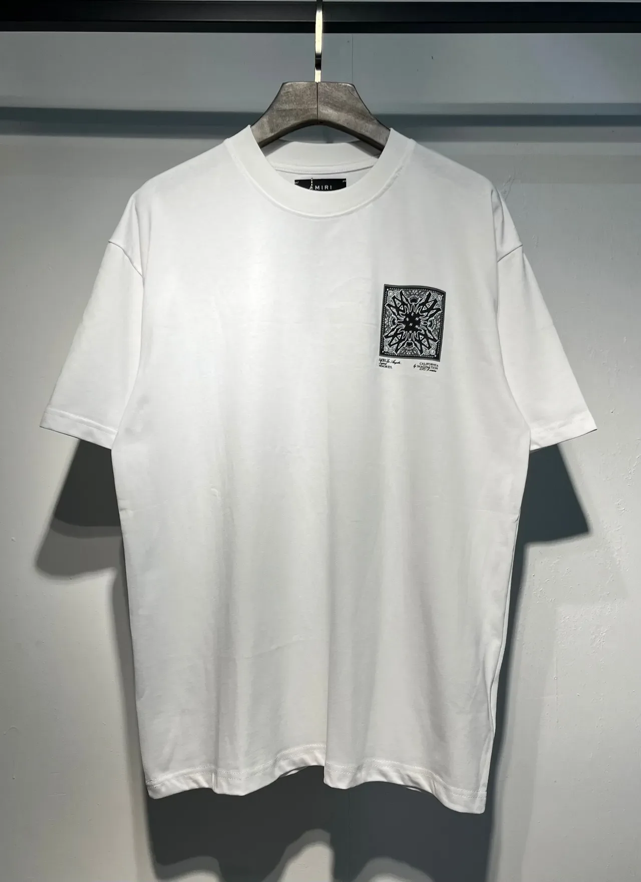 Amiri Bandana Print Graphic T-Shirt 9