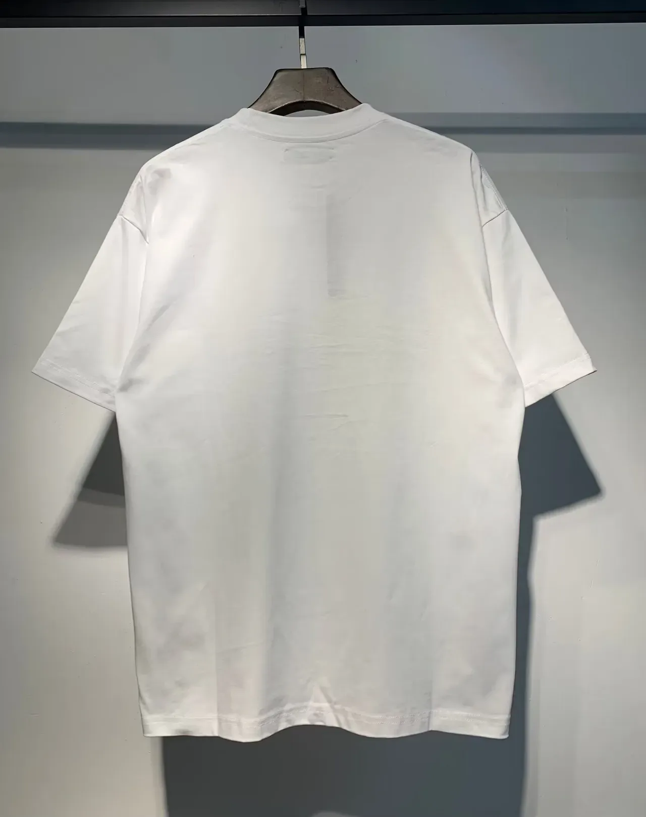 Amiri Distressed Arched Logo White T-Shirt 4