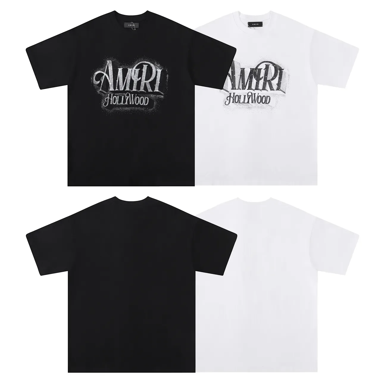 Amiri Hollywood Graphic Print Oversized T-Shirt 7