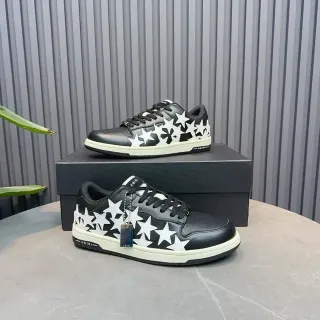 Amiri MA Court Star Print Black White Lifestyle Sneakers