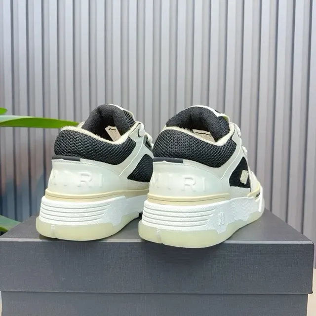 Amiri MA Court White and Black Lifestyle Sneakers 7