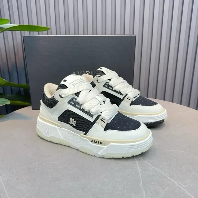 Amiri MA Court White and Black Lifestyle Sneakers 9