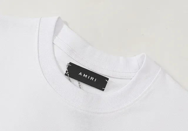 Amiri Rainbow Drip Logo Graphic T-Shirt 9