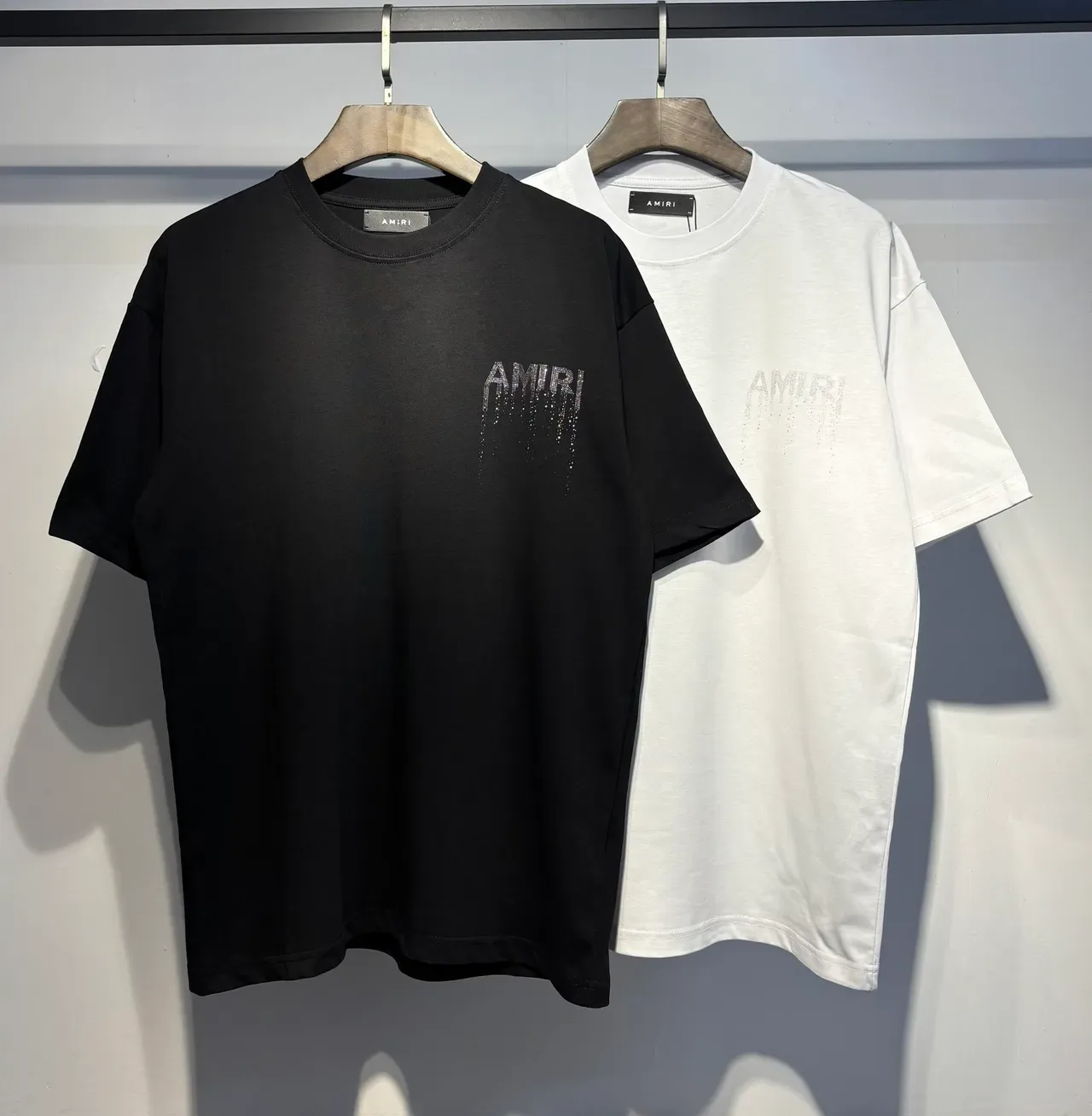 Amiri Rhinestone Drip Graphic T-Shirt 3