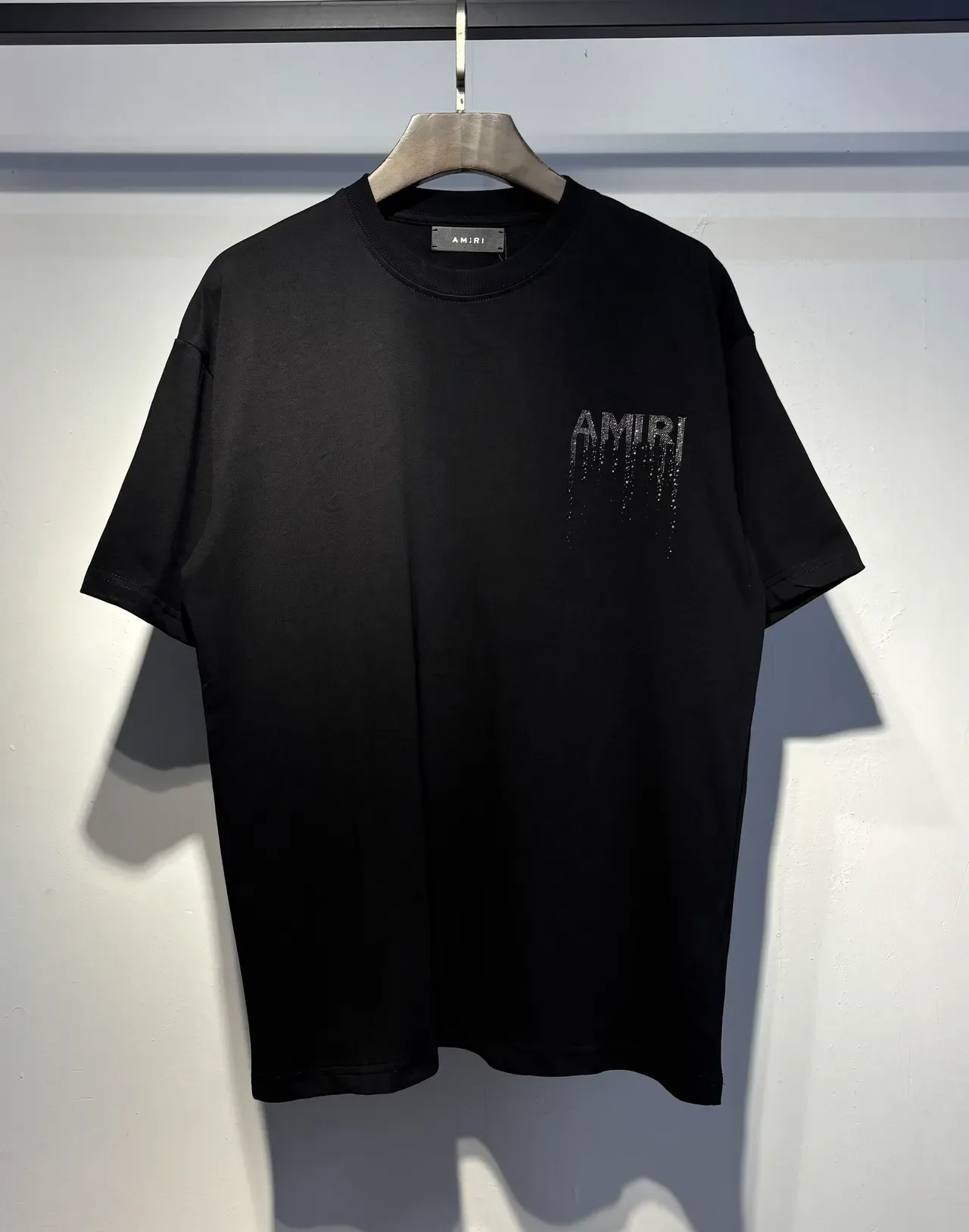 Amiri Rhinestone Drip Graphic T-Shirt 7