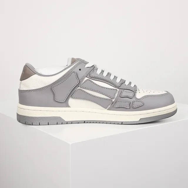 Amiri Skel Top Low Gris et Off-White Lifestyle Sneakers 7