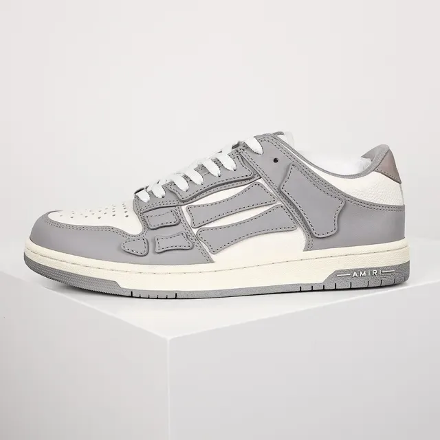 Amiri Skel Top Low Gris et Off-White Lifestyle Sneakers 9