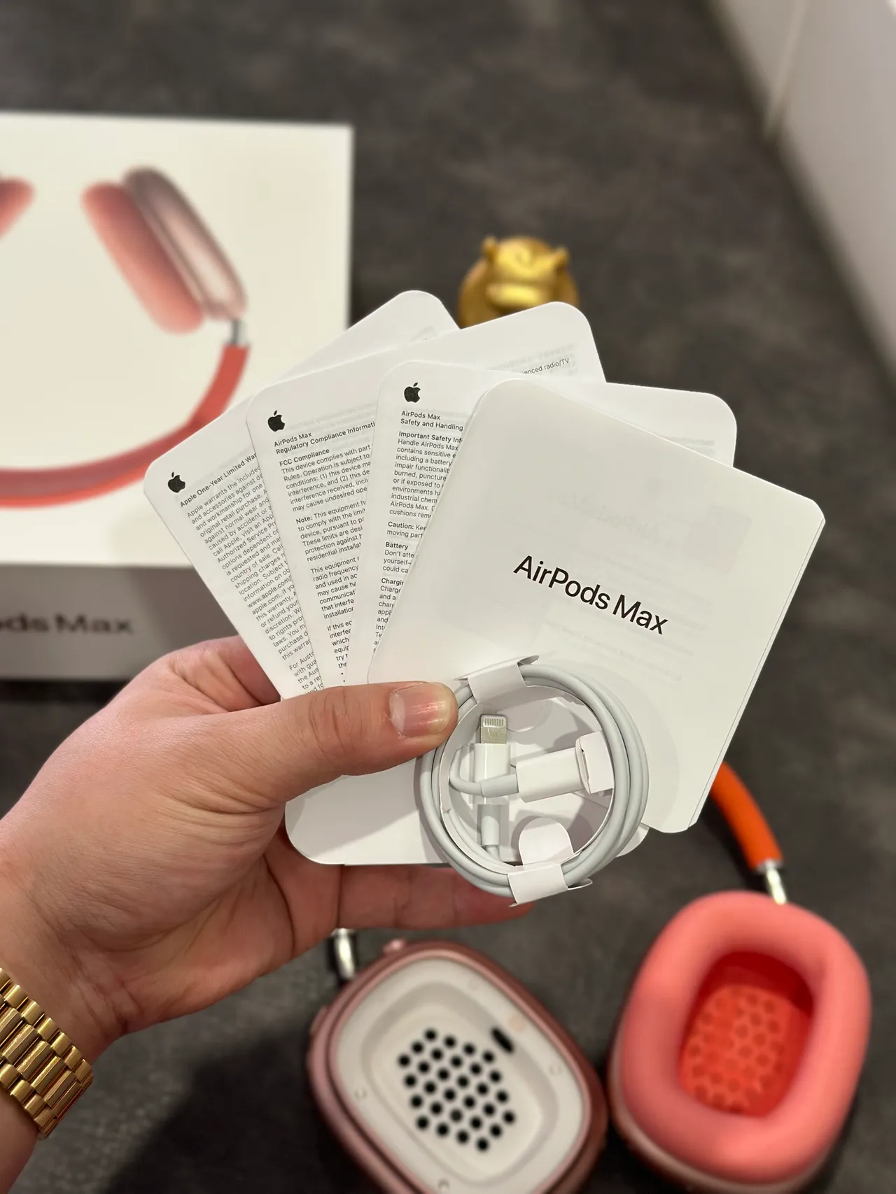 Apple AirPods Max Orange Casque supra-auriculaire 8
