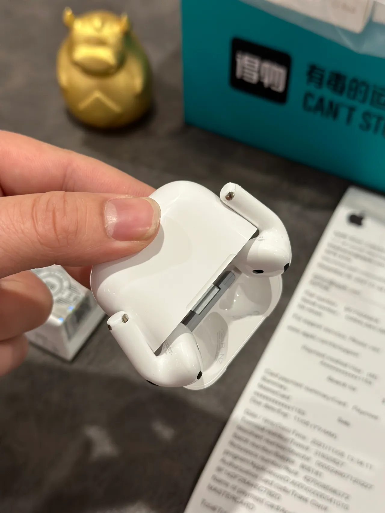 Apple AirPods White Black Stemless Design Glossy Finish TWS Earbuds 18