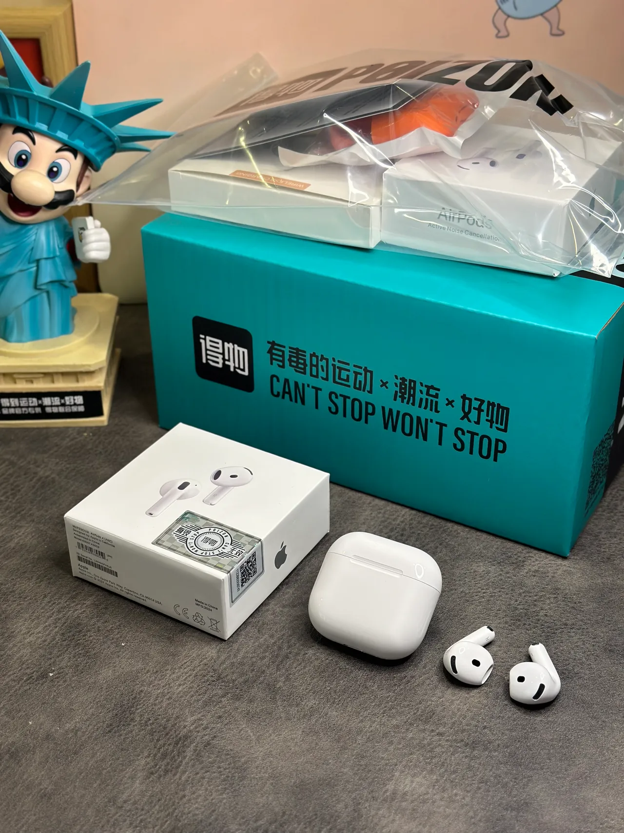 Apple AirPods auriculares TWS blancos estilo tallo acabado mate 15