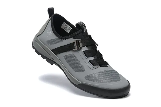 Arc'teryx Black Silver Laceless Strap-Closure Lifestyle Sneakers 2